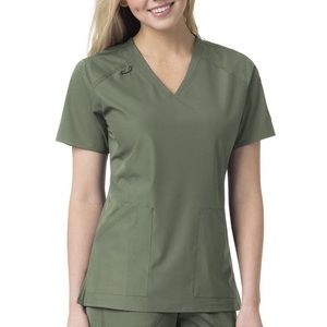 Women’s Carhartt Liberty Multi-Pocket V-Neck Scrub Top Size XL New with Tags